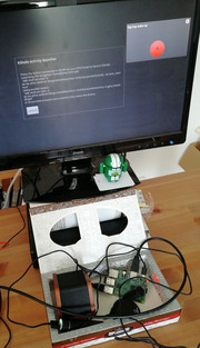 Ekraanipilt: riistvara: Raspberry Pi, mikrofon, kõlar, monitor (valikuline)